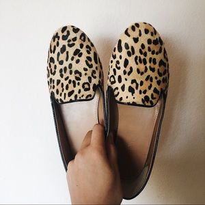 Jcrew Leopard Loafers